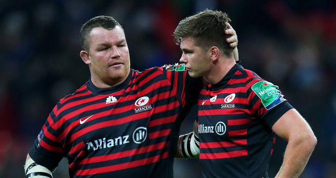 Saracens: Narrowly lost out at Wembley on Friday night