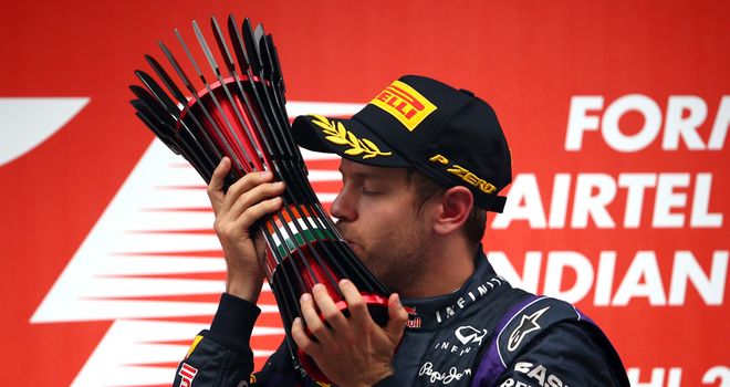 Sebastian Vettel: Won his fourth drivers championship in fine style in India