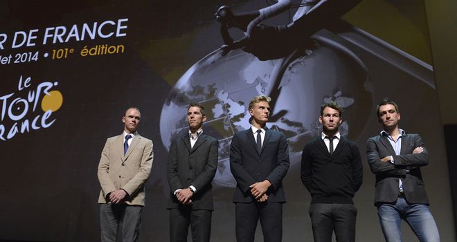 The sport's biggest stars were in attendance for the 2014 Tour de France route presentation