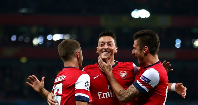 Mesut Ozil: Has already played against Borussia Dortmund on 12 occasions in the past