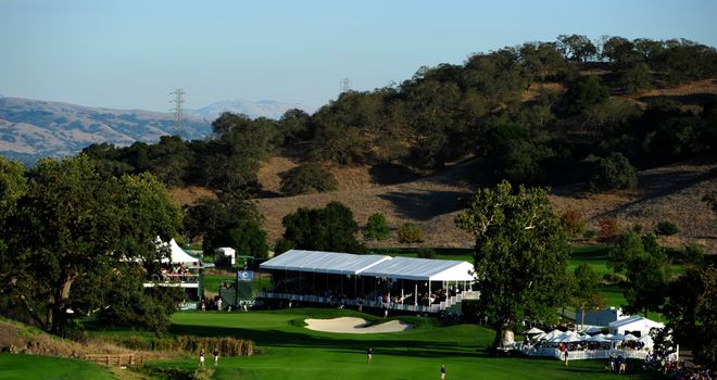A view of the 18th at CordeValle Golf Club