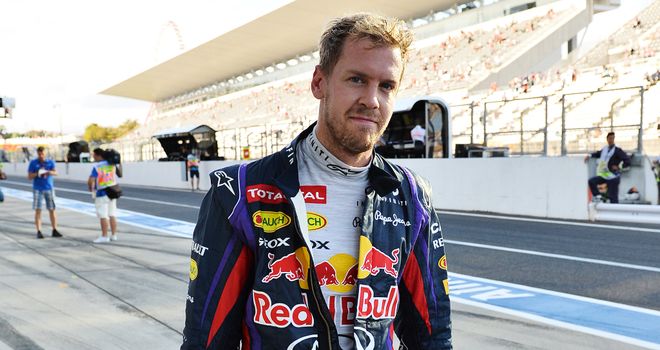 Vettel will start Sunday's race on the front-row alongside Webber