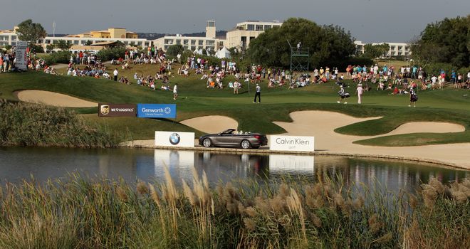 The 13th green at Oceanico Victoria Golf Course in Vilamoura
