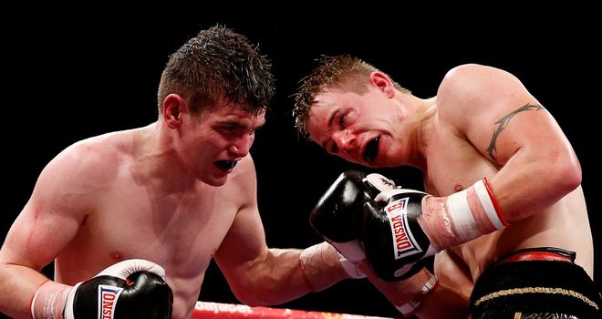 Lee Connelly (L) gave a good account of himself against the experienced Paul Appleby last time out