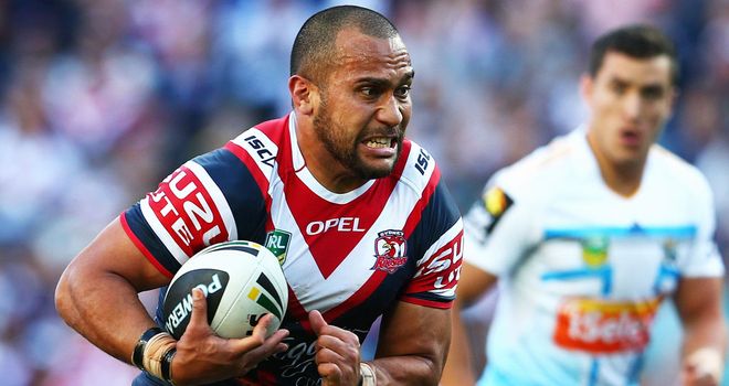 Sam Moa: Has enjoyed a successful season with Sydney Roosters