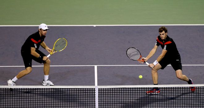 Jamie Murray (right): London hopes ended
