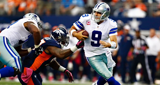 Tony Romo: Threw for 506 yards and five touchdowns but tossed late pick