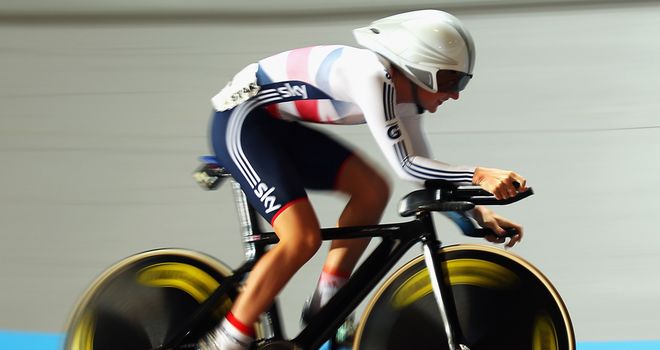 Laura Trott claimed the European omnium title for the second time