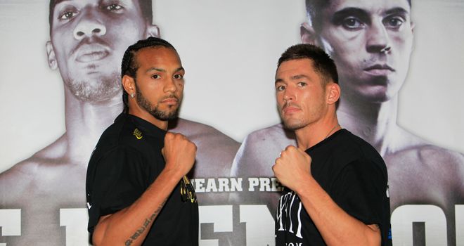 Wadi Camacho and Tony Conquest face off (Pic by Lawrence Lustig)