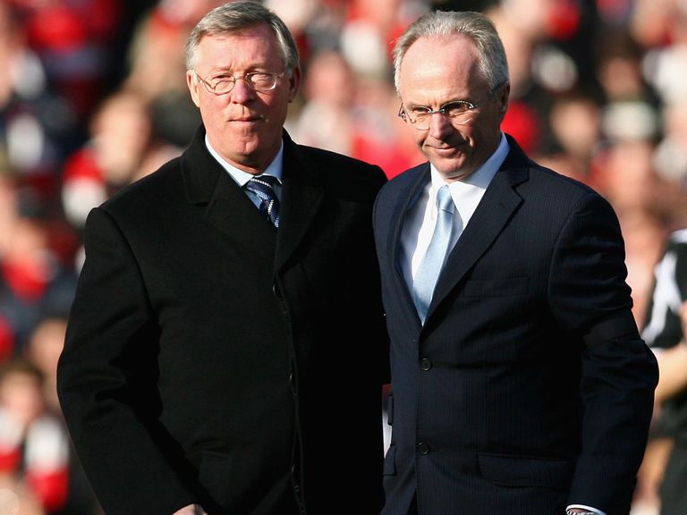 Ferguson and Eriksson in 2008