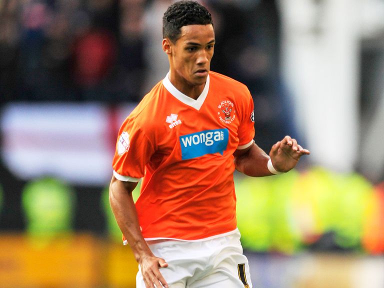Thomas Ince: Set to leave Blackpool on loan