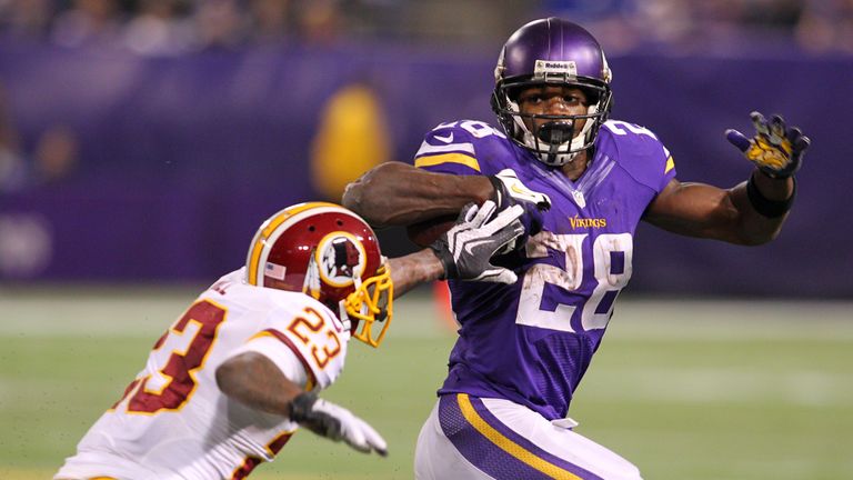 Adrian Peterson: Can carry the Vikings on hsi back when at his very best