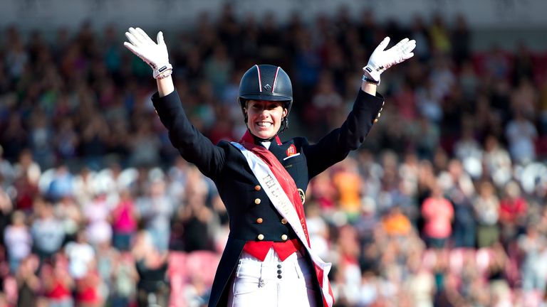 Charlotte Dujardin: Won special and freestyle events at 2013 European Championships