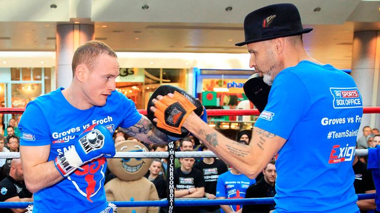 Paddy Fitzpatrick (right) and Groves no longer work with each other