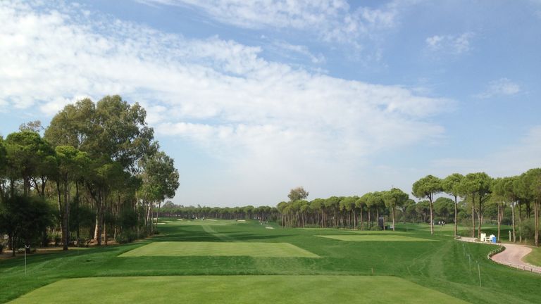The Montgomerie Maxx Royal is very tree-lined