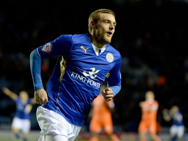Vardy: On target in Leicester victory