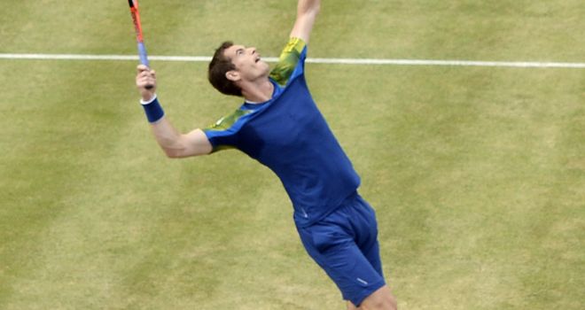 Andy Murray en route to victory during last year's tournament at Queen's Club. However, he remains the only British male ranked inside the world's top 150