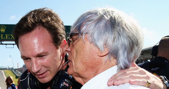 Christian Horner and Bernie Ecclestone are good friends