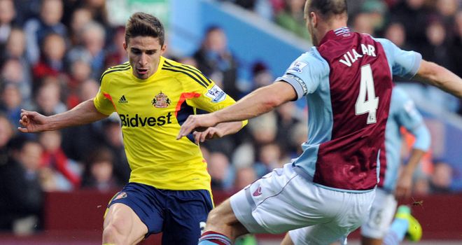 Fabio Borini: Hit the woodwork