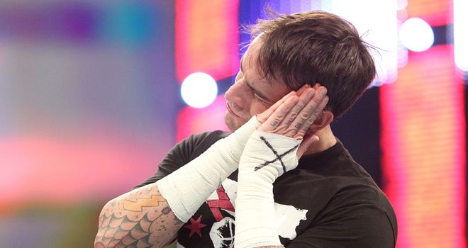 Punk: put his opponents to sleep at Survivor Series 2012