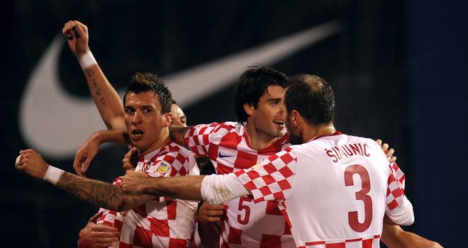 Mario Mandzukic: Celebrates his opener
