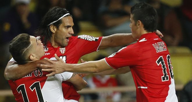 Falcao's equaliser earned Monaco a point