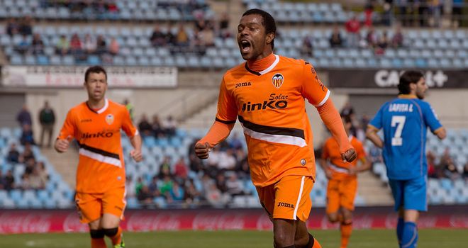 Dorlan Pabon celebrates his winner.