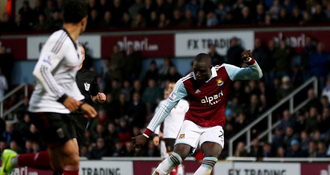 Mohamed Diame: Gears up to fire in the only goal