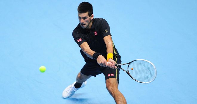 Novak Djokovic: The defending champion opens his O2 campaign against Roger Federer on Tuesday evening