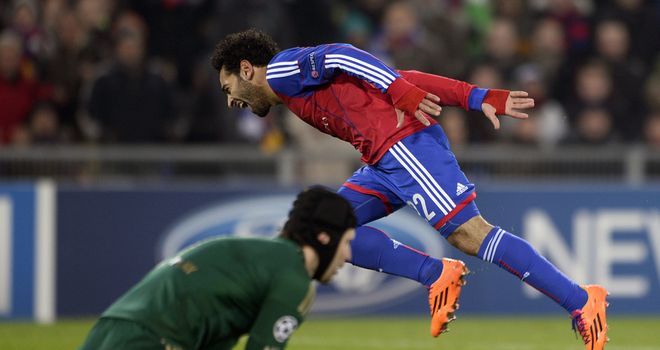 Mohamed Salah: Fires winner for Basel but Chelsea are still through