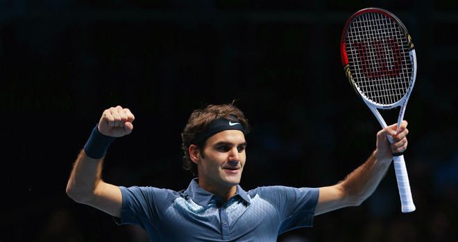 Roger Federer: Posted a battling win