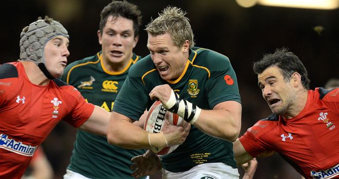 Jean de Villiers: Included in Barbarians squad