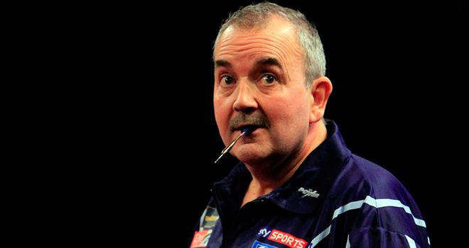 Phil Taylor celebrates another win