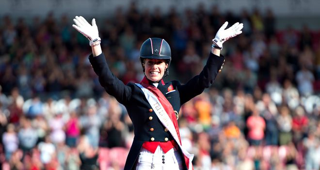 Charlotte Dujardin: Won special and freestyle events at 2013 European Championships