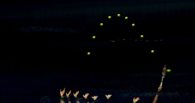 Excitement under the lights at the ATP Tour Finals