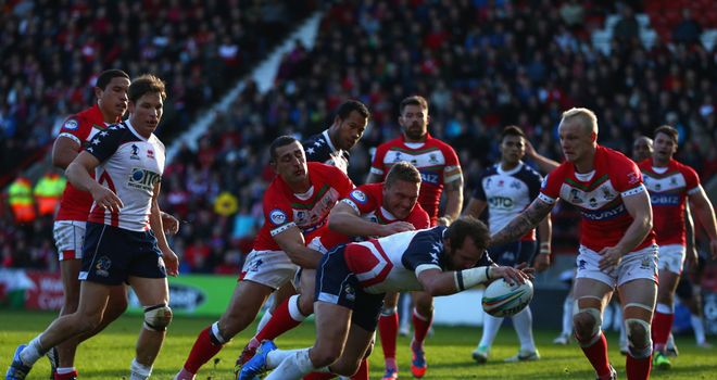 Clint Newton: Scores for the USA against Wales