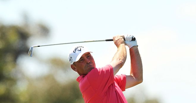 Thomas Bjorn: One shot clear of Melbourne rivals
