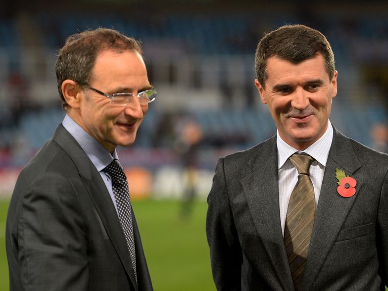 Martin O'Neill and Roy Keane will lead Republic of Ireland