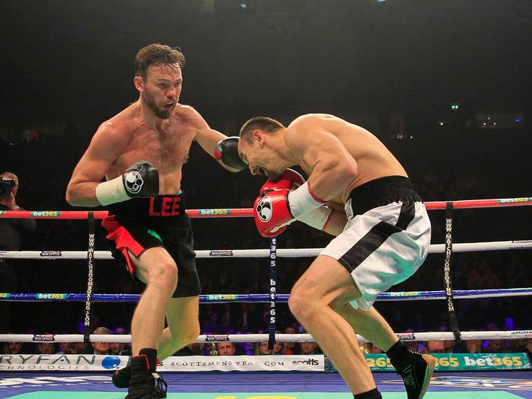 Andy Lee (L): Called out Matthew Macklin following win