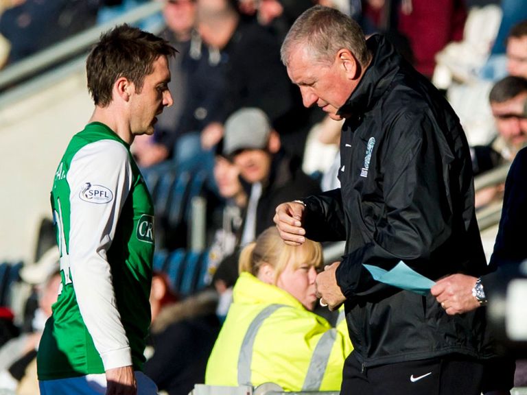 Paul Heffernan (left): Hibs striker making up for lost time