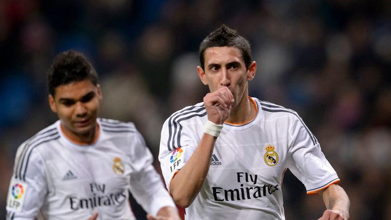 Angel Di Maria: On target for Real in semi-final first leg