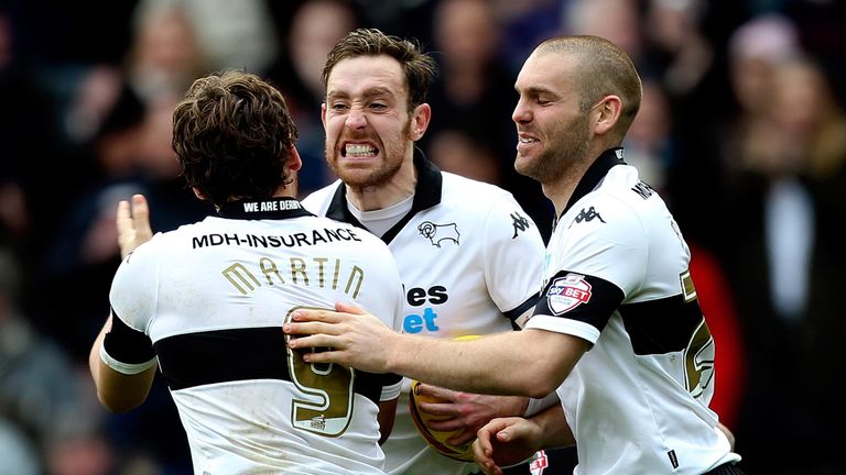 Chris Martin: Scored twice for Derby at Oakwell