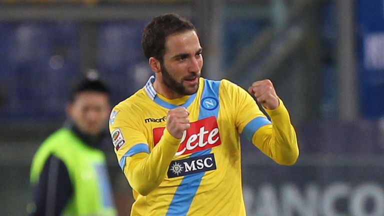 Gonzalo Higuain: Happy at Napoli
