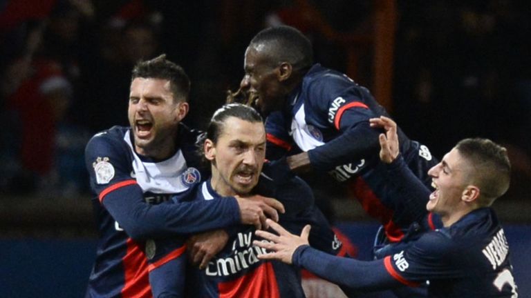 Zlatan Ibrahimovic was on target or PSG