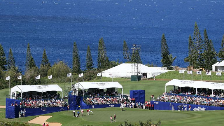 The spectacular Plantation Course at Kapalua plays host to Hyundai Tournament of Champions