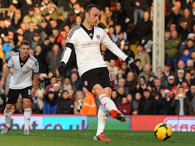 Berbatov slots home a first-half penalty