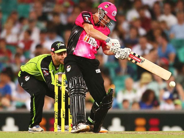 Nic Maddinson: Smashed an impressive 61 runs for the Sydney Sixers
