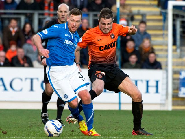 Paddy Cregg is closed down by Paul Paton