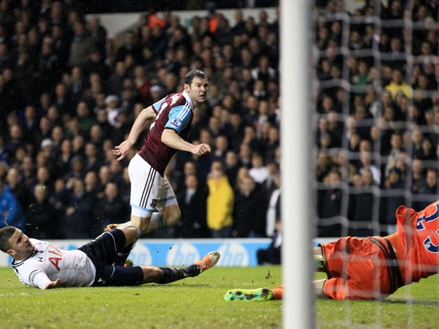 Matthew Jarvis scores West Ham's equaliser