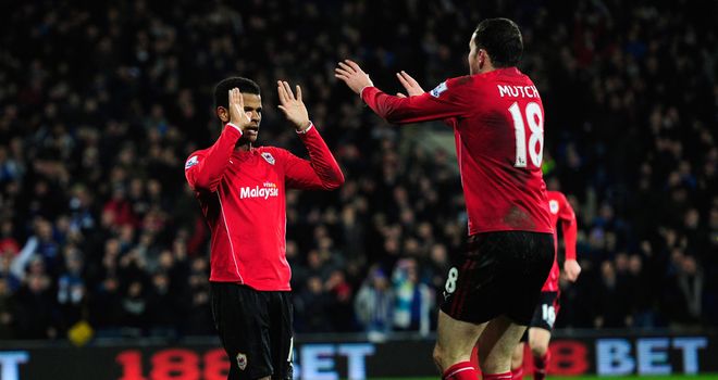 Fraizer Campbell and Jordon Mutch gave Cardiff the lead